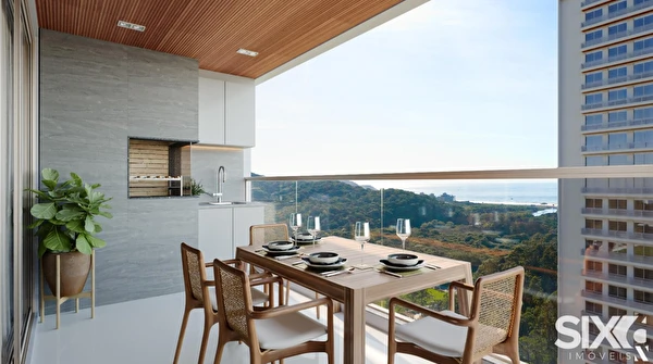 Apartamento no Edifício Torres Da Brava, com 02 suítes à venda na Praia Brava em Itajaí/SC