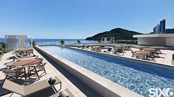 Apartamento Frente Mar no Edifício One Tower com 4 suítes e 3 vagas à venda na Barra Sul de Balneário Camboriú/SC