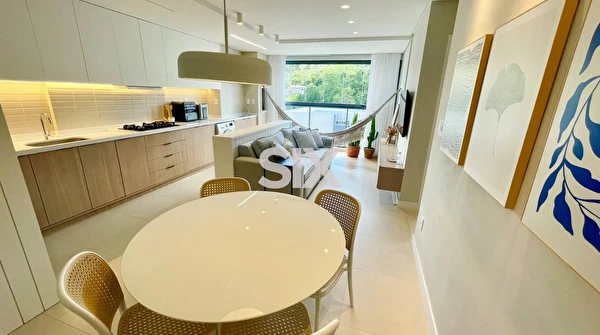 Apartamento no Edifício Privilège Brava com 2 quartos e 1 vaga para locação na Praia Brava em Itajaí/SC