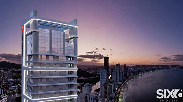 Apartamento no Edifício Tonino Lamborghini com 4 suítes e 3 vagas na Barra Sul de Balneário Camboriú/SC