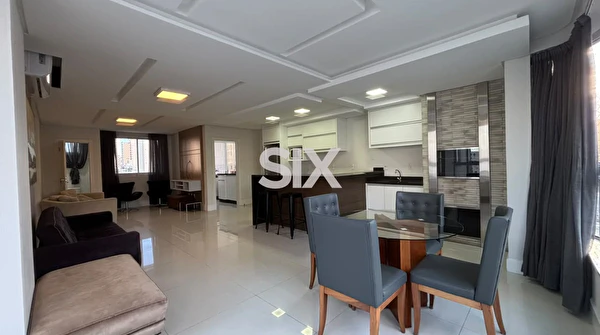Apartamento no Edifício Costa Arvoredo com 3 quartos e 2 vagas para locação na Barra Norte de Balneário Camboriú/SC