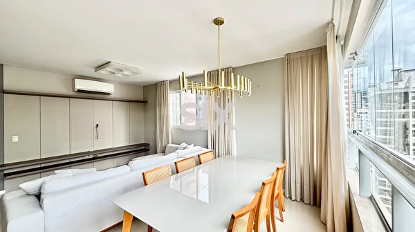 Apartamento no Edifício Farol Ponta do Mel com 3 quartos e 2 vagas para locação ou venda na Barra Norte de Balneário Camboriú/SC