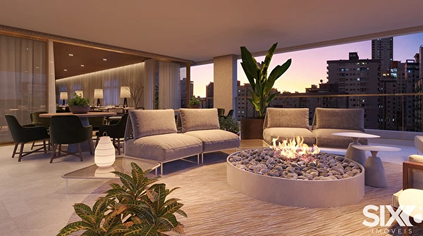 Apartamento no Edifício Marena com 4 suítes e 3 vagas no Centro de Balneário Camboriú/SC