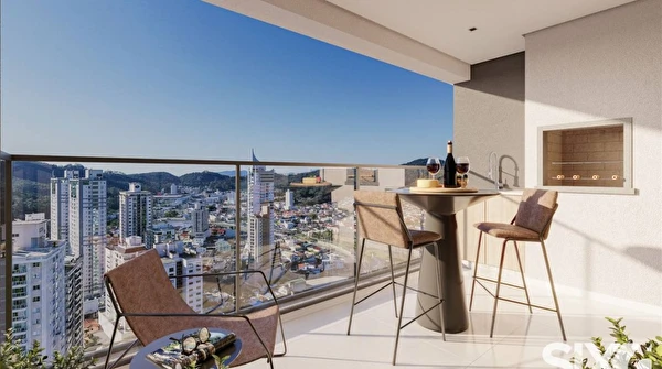 Apartamento no Edifício Fazenda Garden com 3 suítes e 2 vagas à venda no Bairro Fazenda em Itajaí/SC