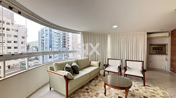 Apartamento no Edifício D'Itália com 3 quartos e 2 vagas para locação na Barra Norte de Balneário Camboriú/SC