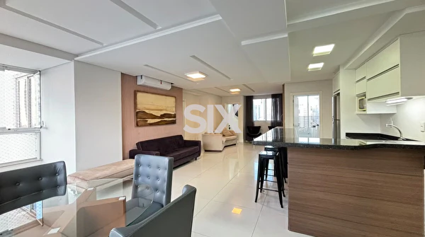 Apartamento no Edifício Costa Arvoredo com 3 quartos e 2 vagas para locação na Barra Norte de Balneário Camboriú/SC