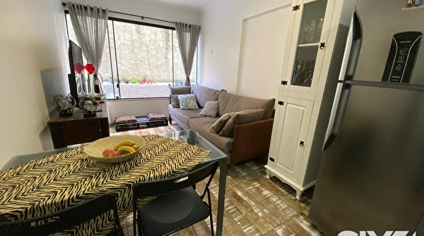 Apartamento no San Isidro com 1 dormitórios e 1 vaga para locação na Barra Norte de Balneário Camboriú/SC