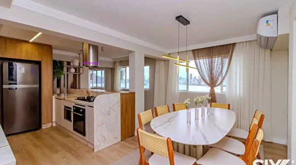 Apartamento Frente Mar no Edifício Antares com 3 suítes e 1 vaga à venda na Barra Norte de Balneário Camboriú/SC