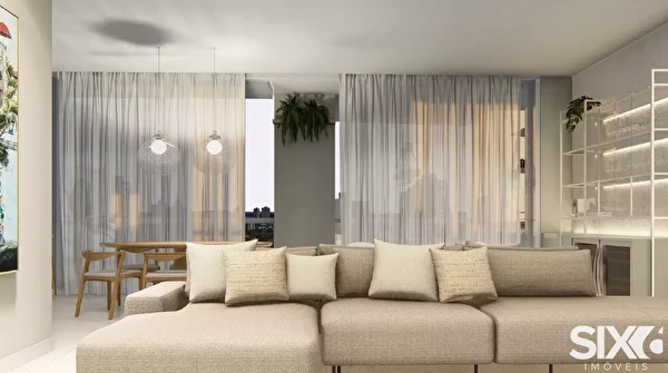 Apartamento à venda o Residencial Jardins da Brava, com 2 suítes, sendo 2 demi - suítes na Praia Brava em Itajaí.