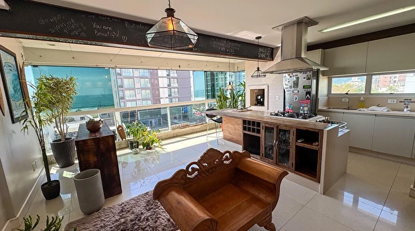 Apartamento para locação no Residencial Dubai, com 3 quartos sendo 1 suíte, na Praia Brava em Itajaí.