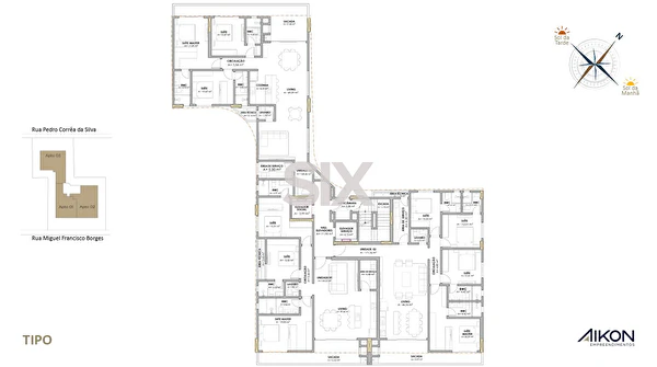 Apartamento no Edifício Sun Seeker com 4 suítes e 2 vagas à venda na Praia Brava de Itajaí/SC