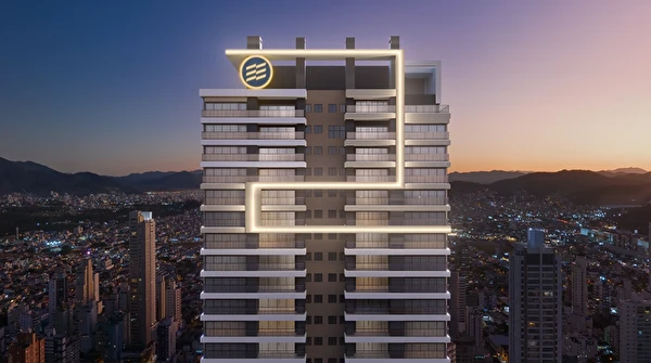 Apartamento no Edifício Marena com 4 suítes e 3 vagas no Centro de Balneário Camboriú/SC