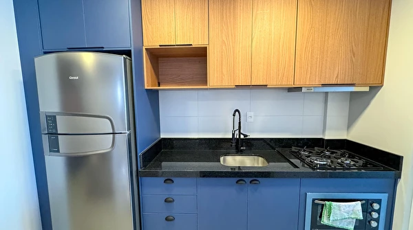 Apartamento para locação com 1 suíte + 1 quarto, totalmente mobiliado no bairro das Nações em Balneário Camboriú/SC