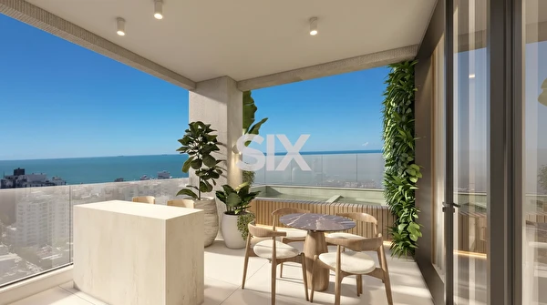 Cobertura duplex no Edifício Brava Luna com 4 suítes e 3 vagas à venda na Praia Brava de Itajaí/SC