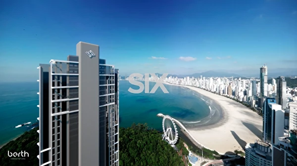 Apartamento frente mar no Edifício Metropolitan com 04 suítes e 3 vagas à venda na Barra Norte de Balneário Camboriú/SC