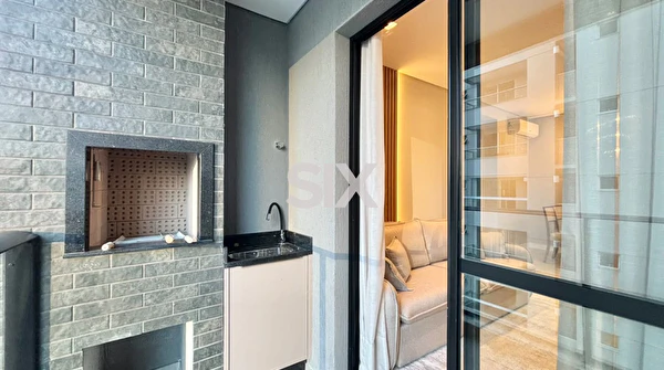 Apartamento no Edifício Manu Bay Residence com 1 quarto e 1 vaga para locação na Praia Brava em Itajaí/SC