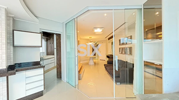 Apartamento no Edifício Aquarela Brasil com 3 quartos e 2 vagas para locação na Barra Norte de Balneário Camboriú/SC