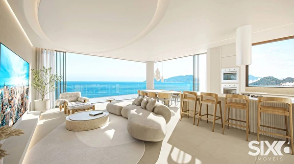 Apartamento Duplex no Edifício Scenarium Brava Norte com 04 suítes e 04 vagas à venda na Praia Brava em Itajaí/SC