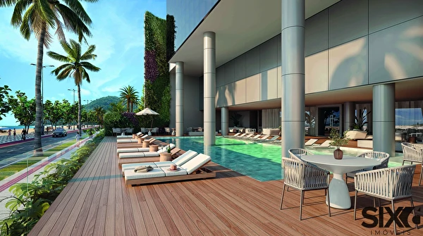Apartamento Frente Mar no Edifício Fischer Dreams com 6 suítes e 8 vagas à venda na Barra Sul de Balneário Camboriú/SC