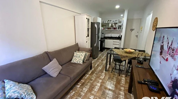 Apartamento no San Isidro com 1 dormitórios e 1 vaga para locação na Barra Norte de Balneário Camboriú/SC
