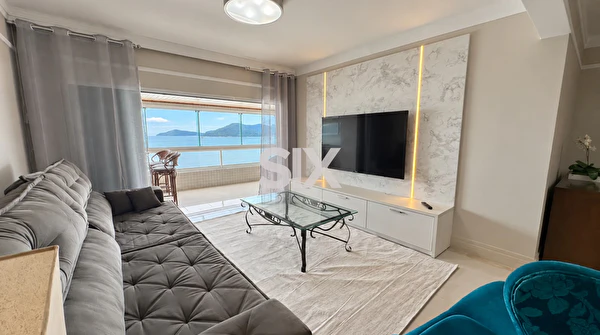 Apartamento Frente Mar no Edifício Torre Atlântica com 3 quartos e 2 vagas para locação na Barra Norte de Balneário Camboriú/SC