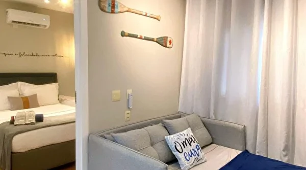 Apartamento para locação no bairro Pioneiros, com 1 suíte em Balneário Camboriú