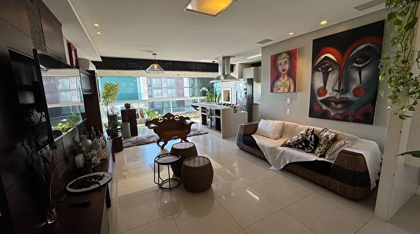 Apartamento para locação no Residencial Dubai, com 3 quartos sendo 1 suíte, na Praia Brava em Itajaí.