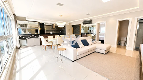Apartamento no Edifício Costão da Brava com 3 suítes e 2 vagas para locação na Prava Brava em Itajaí/SC.