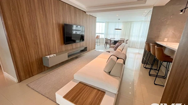 Apartamento com 03 Suítes para alugar no edifício Torre de Lyon no Pioneiros em Balneário Camboriú/SC