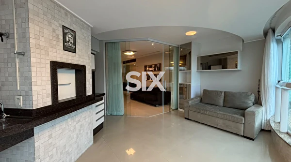 Apartamento no Edifício Aquarela Brasil com 3 quartos e 2 vagas para locação na Barra Norte de Balneário Camboriú/SC