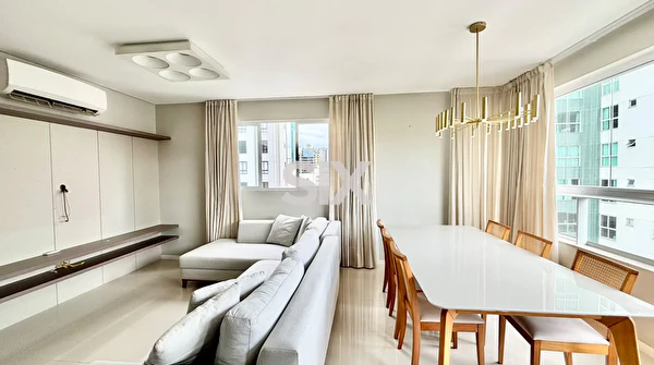 Apartamento no Edifício Farol Ponta do Mel com 3 quartos e 2 vagas para locação ou venda na Barra Norte de Balneário Camboriú/SC