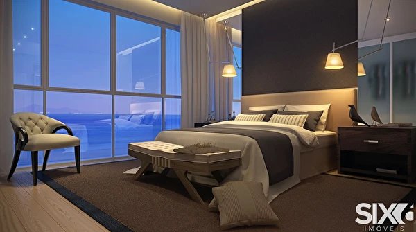 Apartamento Frente Mar no Edifício One Tower com 4 suítes e 3 vagas à venda na Barra Sul de Balneário Camboriú/SC