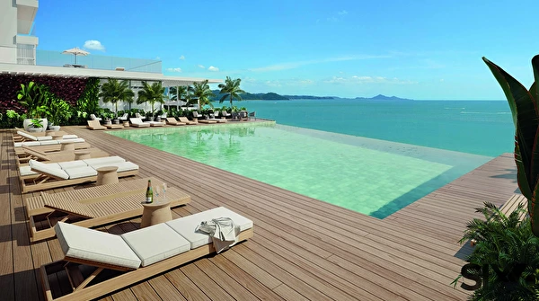 Apartamento Frente Mar no Edifício Fischer Dreams com 4 suítes e 4 vagas à venda na Barra Sul de Balneário Camboriú/SC
