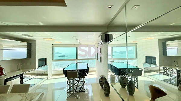 Apártamento frente mar no Edifício Barramares com 4 suítes e 3 vagas á venda no Centro de Balneário Camboriú/SC